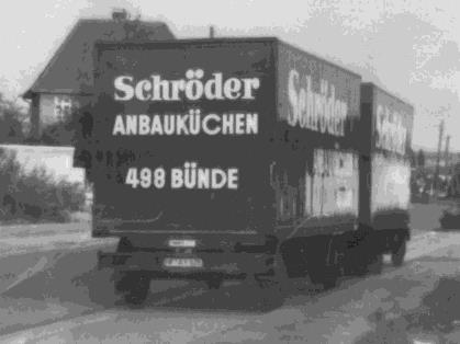 Camion de livraison Schröder Anbauküchen, Bünde